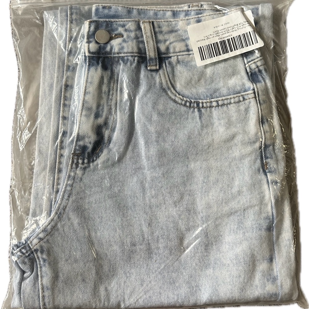 Bowknot Embroidery Jeans Y2k Straight Leg Boyfriend Denim Pants - Picture 7 of 11